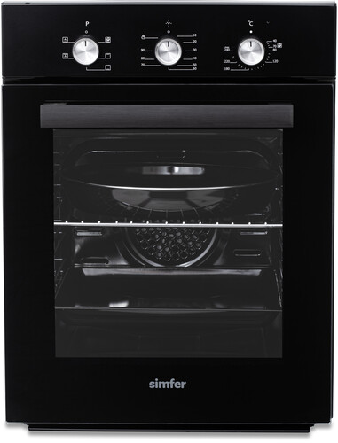 Купить Электрический духовой шкаф Simfer B4EB16070 черный  9300211. Характеристики, отзывы и цены в Донецке
