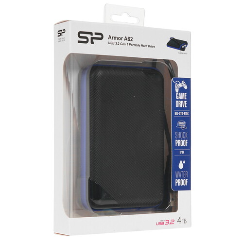 Купить 4 ТБ Внешний HDD Silicon Power A62 Game Drive  4714471. Характеристики, отзывы и цены в Донецке