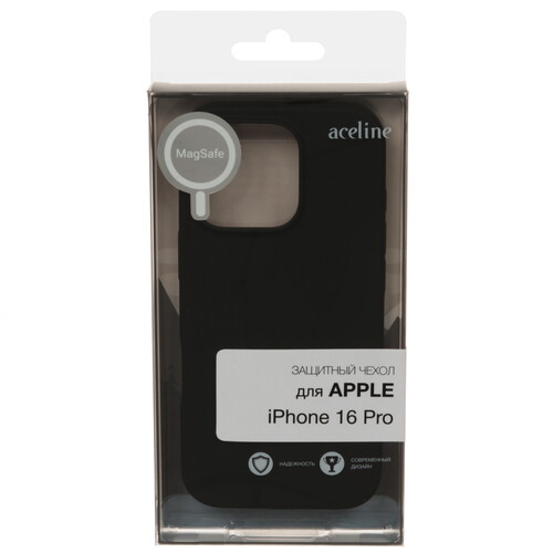 Купить Накладка  Aceline Liquid Silicone Magnet для Apple iPhone 16 Pro черный  5624792. Характеристики, отзывы и цены в Донецке