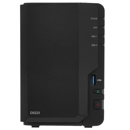 Купить Сетевое хранилище (NAS) Synology Disk Station DS223  5401215. Характеристики, отзывы и цены в Донецке