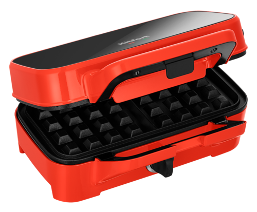 Купить Вафельница Kitfort КТ-4698 красный  9267944. Характеристики, отзывы и цены в Донецке