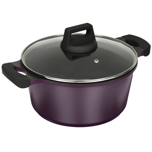 Купить Кастрюля Polaris ECO collection-24C 4.4 л 21 см фиолетовый  5467983. Характеристики, отзывы и цены в Донецке