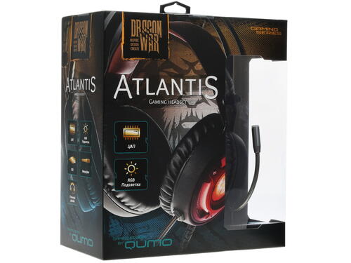 Купить Проводные наушники Qumo Atlantis черный  1147241. Характеристики, отзывы и цены в Донецке