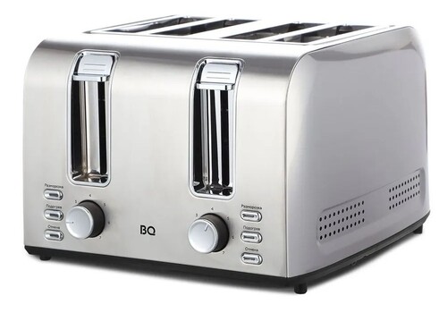 Купить Тостер BQ T2001 серебристый  9048873. Характеристики, отзывы и цены в Донецке