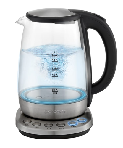 Купить Электрочайник Endever Skyline KR-370G серый  5360568. Характеристики, отзывы и цены в Донецке