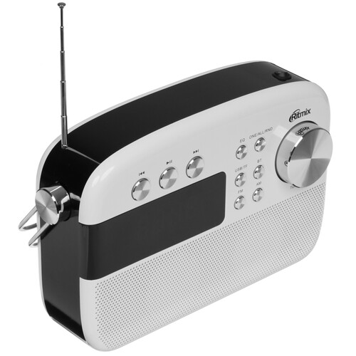 Купить Радиоприемник Ritmix RPR-705 белый  9201116. Характеристики, отзывы и цены в Донецке