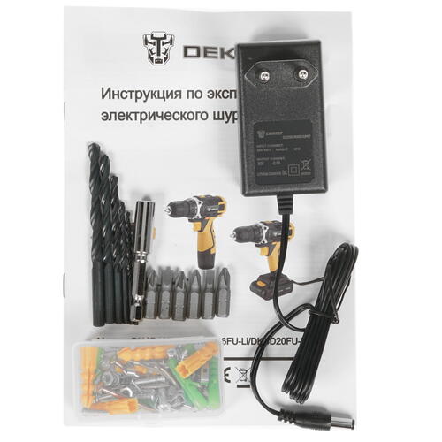 Купить Дрель-шуруповерт DEKO DKCD20FU-Li 063-4093 UNV 20V  5304368. Характеристики, отзывы и цены в Донецке