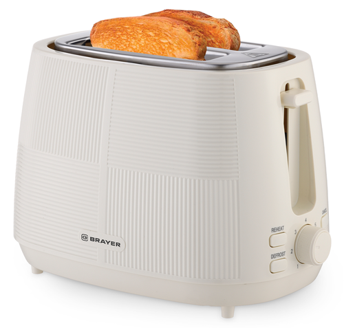 Купить Тостер BRAYER BR2116 белый  9171676. Характеристики, отзывы и цены в Донецке
