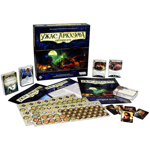 Купить Игра настольная "Ужас Аркхэма: Карточная игра"  1312683. Характеристики, отзывы и цены в Донецке