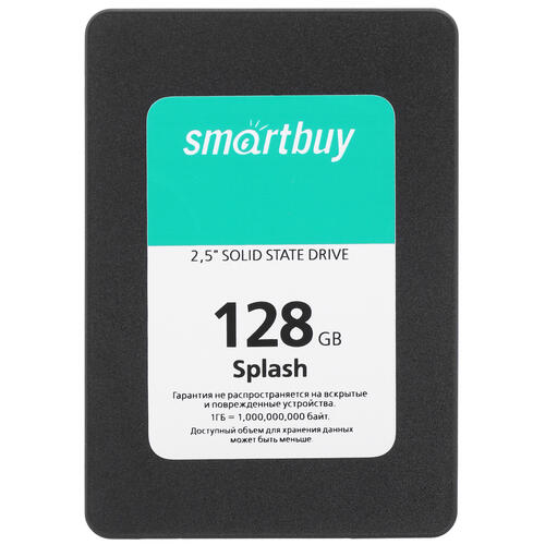Купить 128 ГБ 2.5" SATA накопитель Smartbuy Splash [SBSSD-128GT-MX902-25S3]  1601623. Характеристики, отзывы и цены в Донецке