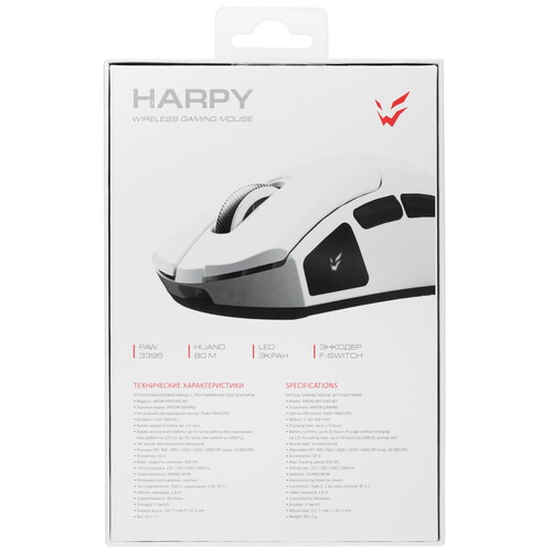 Купить Мышь беспроводная/проводная ARDOR GAMING Harpy  9212276. Характеристики, отзывы и цены в Донецке