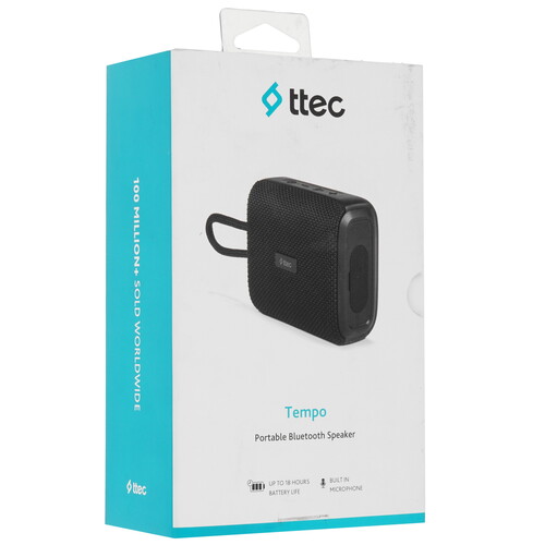 Купить Портативная колонка TTEC Tempo, черный  9207658. Характеристики, отзывы и цены в Донецке