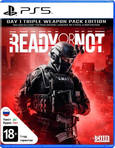 Купить Игра Ready Or Not - Day One Edition (PS5)  5635725. Характеристики, отзывы и цены в Донецке