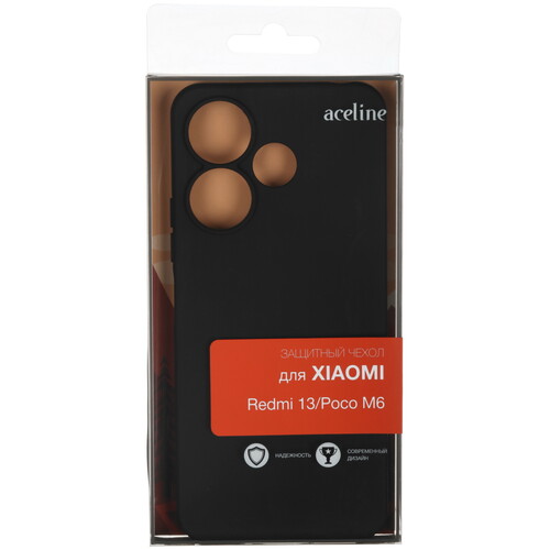 Купить Накладка  Aceline Fresh для POCO M6 черный  9104506. Характеристики, отзывы и цены в Донецке