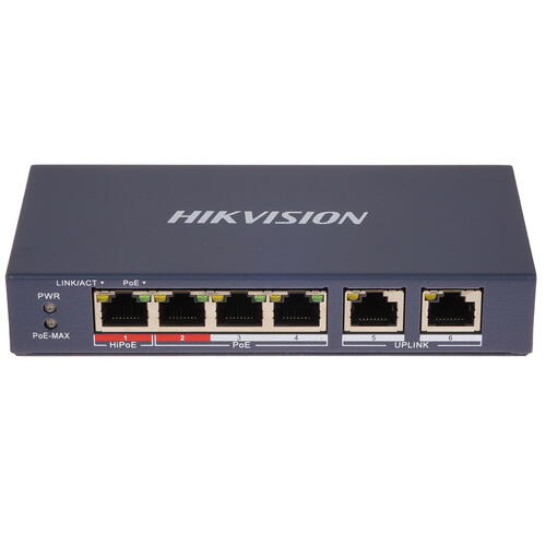Купить Коммутатор Hikvision DS-3E0106HP-E  8160004. Характеристики, отзывы и цены в Донецке