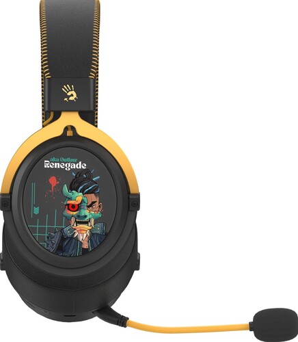 Купить Беспроводные/проводные наушники A4Tech Bloody MR595 черный 2024  5605380. Характеристики, отзывы и цены в Донецке