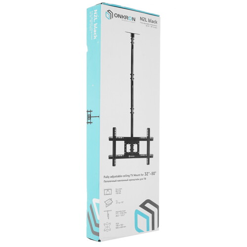 Купить Кронштейн для ТВ ONKRON N2L черный  4830306. Характеристики, отзывы и цены в Донецке