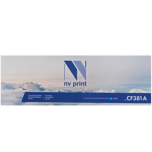 Купить Картридж лазерный NV Print CF381AС голубой  7968112. Характеристики, отзывы и цены в Донецке
