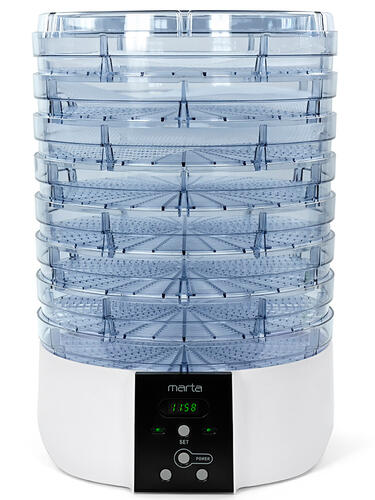 Купить Сушилка для овощей и фруктов MARTA MT-FD1886D белый  9908474. Характеристики, отзывы и цены в Донецке