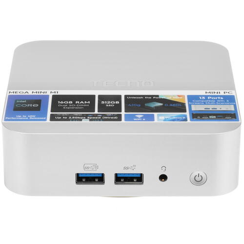 Купить Мини ПК Tecno MEGA MINI M1 [71003300214]  5439877. Характеристики, отзывы и цены в Донецке