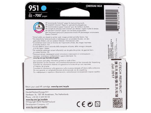 Купить Картридж HP 951 (CN050AE) голубой  1022579. Характеристики, отзывы и цены в Донецке
