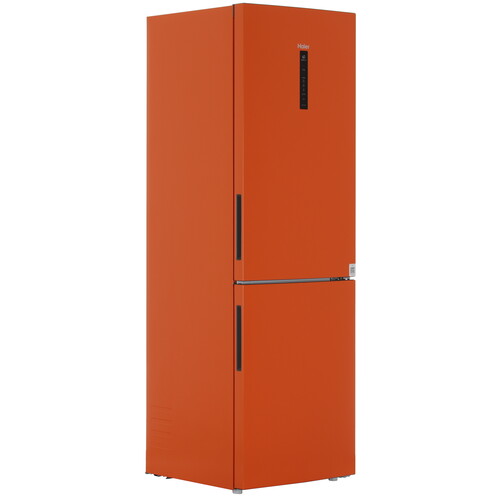 Купить Холодильник с морозильником   Haier C2F636CORGU1 оранжевый  5463887. Характеристики, отзывы и цены в Донецке