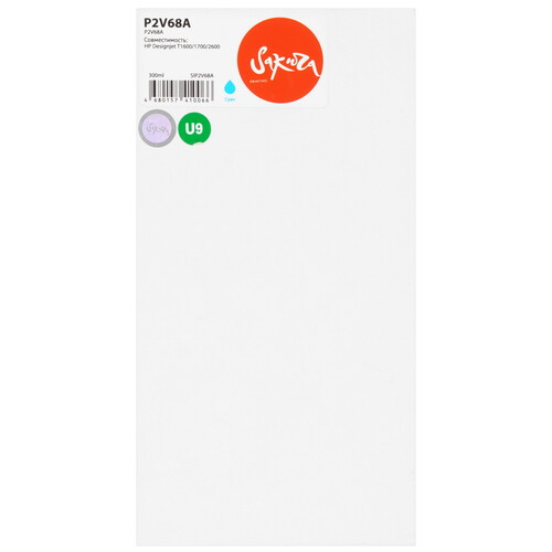 Купить Картридж Sakura P2V68A голубой  9985949. Характеристики, отзывы и цены в Донецке