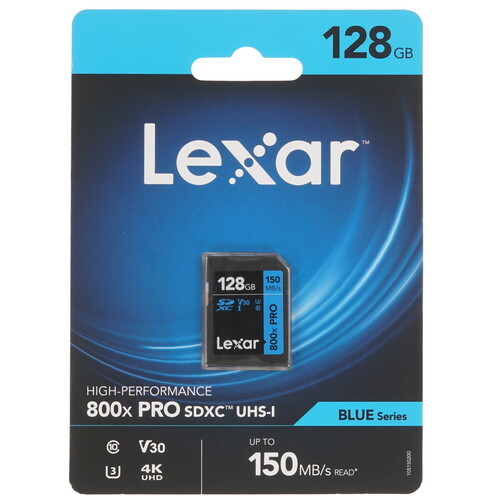 Купить Карта памяти Lexar 800x PRO SDXC 128 ГБ  9262227. Характеристики, отзывы и цены в Донецке