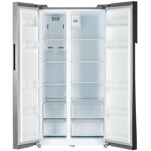 Купить Холодильник Side by Side Бирюса SBS 587 I серебристый  8178855. Характеристики, отзывы и цены в Донецке