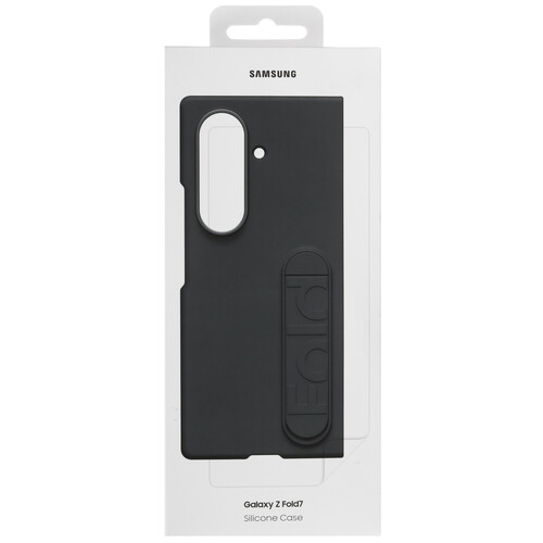 Купить Накладка  Samsung Silicone Case для Samsung Galaxy Z Fold7 черный  5634172. Характеристики, отзывы и цены в Донецке