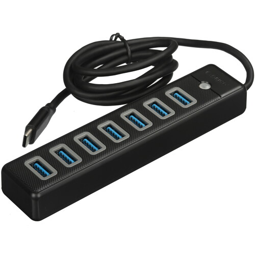 Купить USB-разветвитель ORICO PW7U-C3-10-BK-EP  5471119. Характеристики, отзывы и цены в Донецке