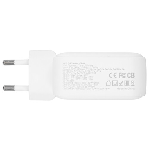 Купить Сетевое зарядное устройство VLP G-Charge белый  5466269. Характеристики, отзывы и цены в Донецке