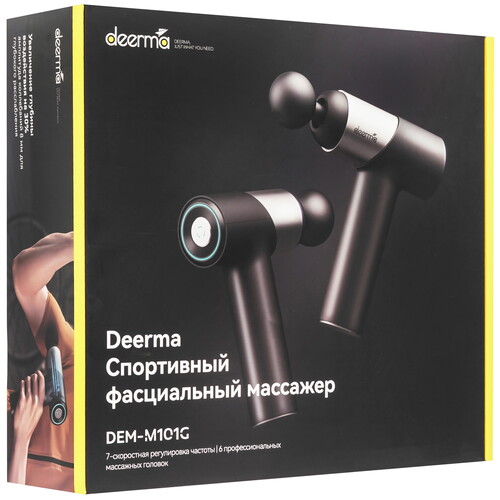 Купить Массажный пистолет Deerma DEM-M101G черный  5455678. Характеристики, отзывы и цены в Донецке