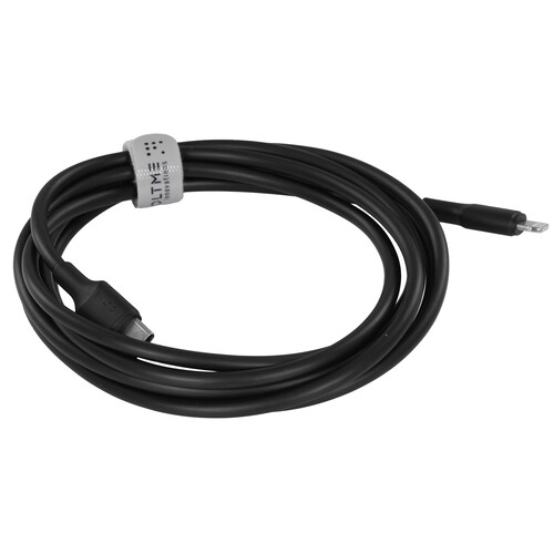 Купить Кабель круглый VOLTME Lightning 8-pin - USB Type-C черный 2 м  9210947. Характеристики, отзывы и цены в Донецке