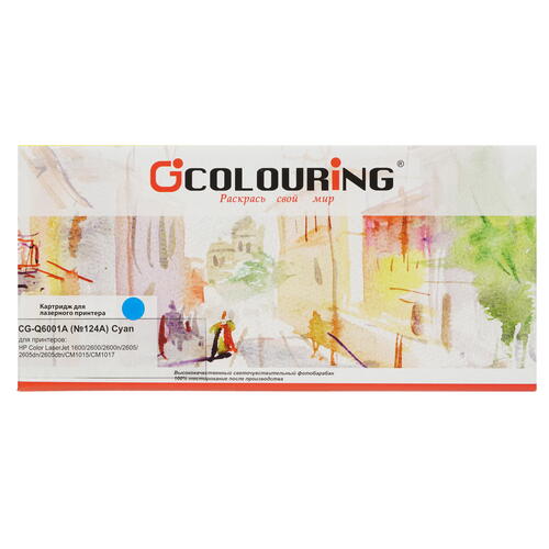 Купить Картридж лазерный Colouring CG-Q6001A/707 голубой  1377685. Характеристики, отзывы и цены в Донецке