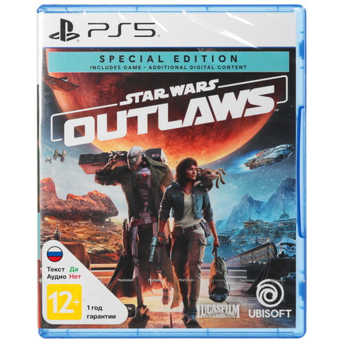 Купить Игра Star Wars Outlaws Special Day-1 Edition (PS5)  5484835. Характеристики, отзывы и цены в Донецке