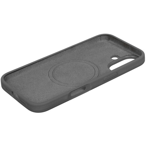 Купить Накладка  ONZO Velvet MagSafe для Apple iPhone 16 серый  9296567. Характеристики, отзывы и цены в Донецке