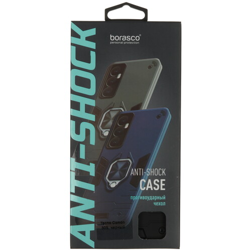 Купить Накладка  BoraSCO Anti-Shok Case для Tecno CAMON 30S черный  5499057. Характеристики, отзывы и цены в Донецке