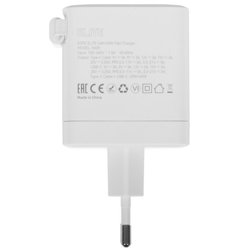 Купить Сетевое зарядное устройство EOFE E605 белый  5629227. Характеристики, отзывы и цены в Донецке