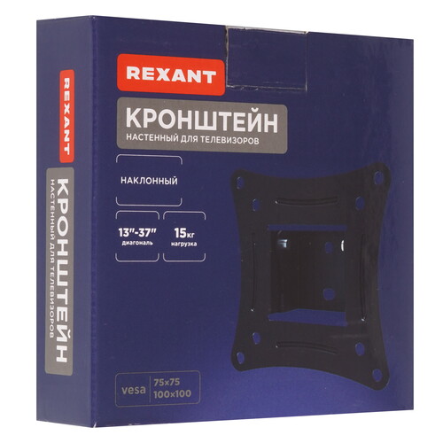 Купить Кронштейн для ТВ Rexant 38-0305 черный  9313524. Характеристики, отзывы и цены в Донецке