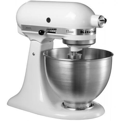 Купить Миксер KitchenAid 5K45SSEWH белый  7917668. Характеристики, отзывы и цены в Донецке