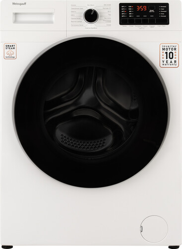 Купить Стиральная машина Weissgauff WM 61210 DC Inverter Steam белый  9958888. Характеристики, отзывы и цены в Донецке