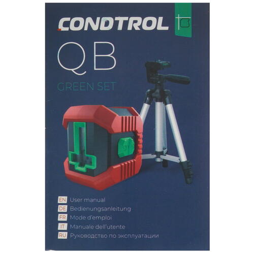 Купить Лазерный нивелир Condtrol QB Green Set  9028788. Характеристики, отзывы и цены в Донецке
