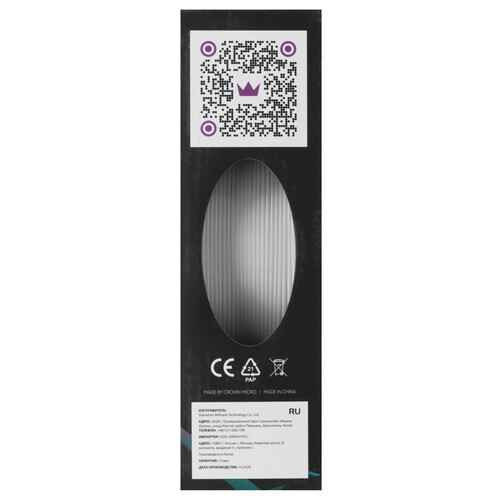 Купить Пластик CROWN CM-FILPETG015W  9229239. Характеристики, отзывы и цены в Донецке