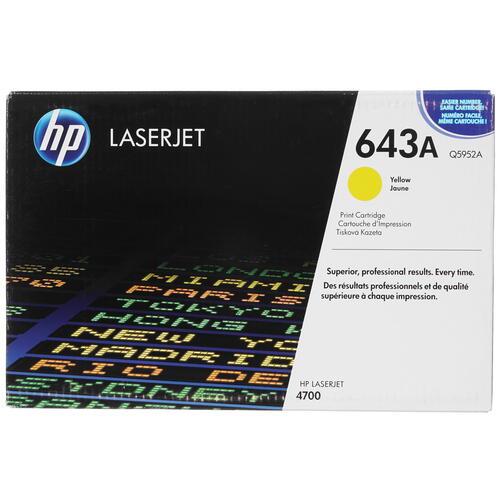 Купить Картридж лазерный HP 643A (Q5952A) желтый, с чипом  0005289. Характеристики, отзывы и цены в Донецке