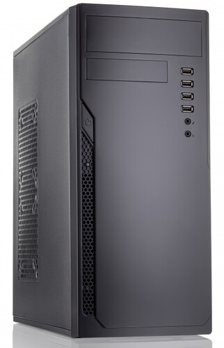 Купить Корпус Foxline FL-301 [FL-301-FZ450R-U32] черный  5015952. Характеристики, отзывы и цены в Донецке