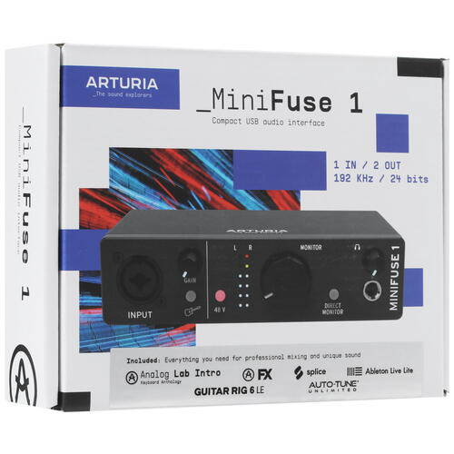 Купить Внешняя звуковая карта Arturia MiniFuse 1  5000649. Характеристики, отзывы и цены в Донецке
