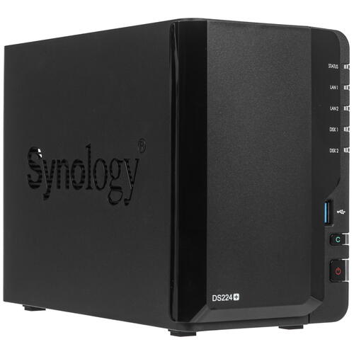 Купить Сетевое хранилище (NAS) Synology DiskStation DS224+  5429757. Характеристики, отзывы и цены в Донецке
