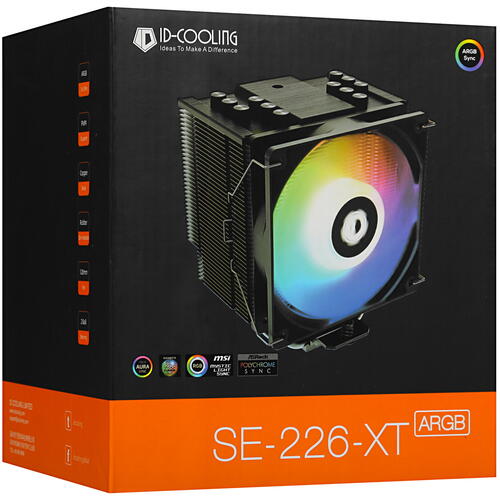 Купить Кулер для процессора ID-COOLING SE-226-XT ARGB  черный  4892095. Характеристики, отзывы и цены в Донецке