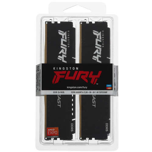 Купить Оперативная память Kingston FURY Beast Black  5606231. Характеристики, отзывы и цены в Донецке